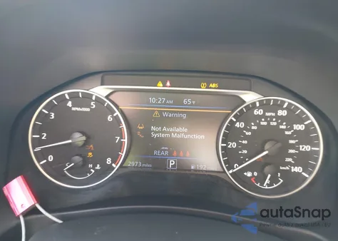 2025 Nissan Altima Sr Fwd from USA, damaged, VIN 1N4BL4CV3SN329818